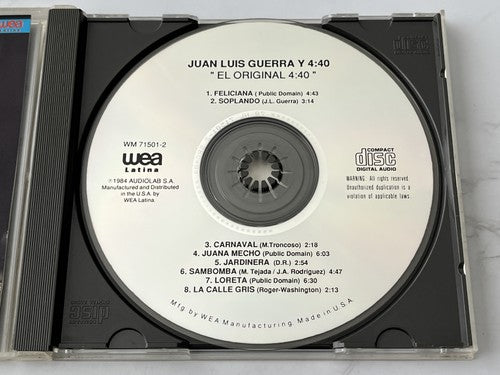 Juan Luis Guerra Y 4.40 – El Original 4.40 [ORIGINAL USA PRESS]