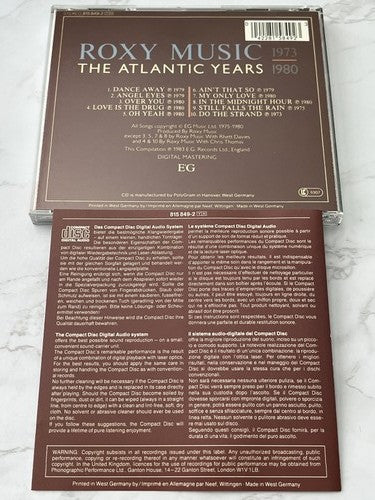 Roxy Music – The Atlantic Years 1973-1980 [W GERMANY TARGET ERA]