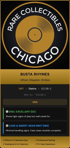 Busta Rhymes – When Disaster Strikes (1997) [USA PRESS]
