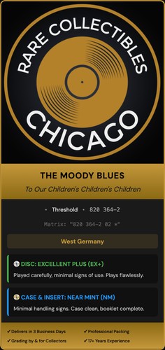 The Moody Blues – To Our Children's Children's Children [W GERMANY TARGET ERA]