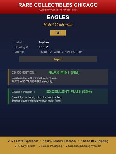 Eagles – Hotel California [JAPAN PRESS]