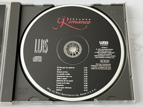 Luis Miguel – Segundo Romance [ORIGINAL USA PRESS]
