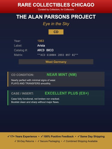 The Alan Parsons Project – Eye In The Sky (1983) [GERMAN PRESS]