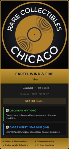 Earth, Wind & Fire – I Am