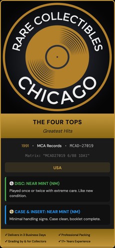 The Four Tops – Greatest Hits (1991)