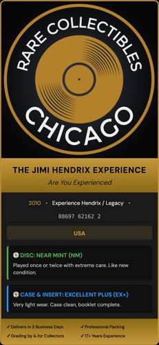 The Jimi Hendrix Experience – Are You Experienced (Digipak, CD/DVD)