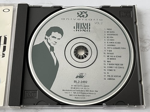 José José – Jose Jose Aniversario 25 Años Vol. II [ORIGINAL USA PRESS]