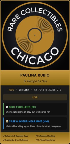 Paulina Rubio – El Tiempo Es Oro [ORIGINAL USA PRESS]