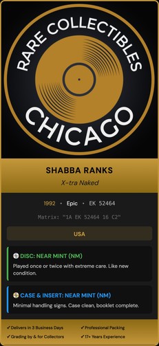 Shabba Ranks – X-tra Naked (1992) [USA PRESS]