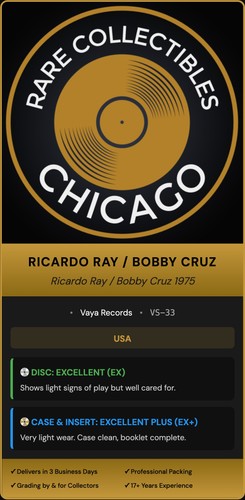 Ricardo Ray / Bobby Cruz – 1975 [ORIGINAL USA PRESS]