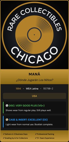 Maná – Mana Donde Jugaran Los Niños [ORIGINAL USA PRESS]