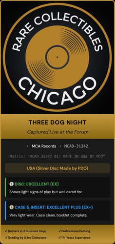 Three Dog Night – Captured Live At The Forum