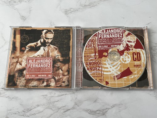 Alejandro Fernández – Alejandro Fernandez Mexico Madrid En Directo Y Sin Escalas (CD/DVD) [ORIGINAL USA PRESS]