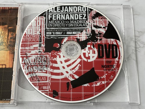 Alejandro Fernández – Alejandro Fernandez Mexico Madrid En Directo Y Sin Escalas (CD/DVD) [ORIGINAL USA PRESS]