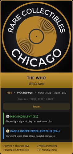 The Who – Who's Next (1984) [JAPAN PRESS]