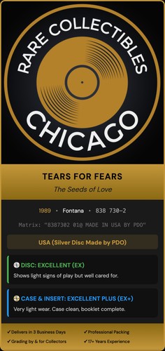 Tears for Fears – The Seeds Of Love (1989)