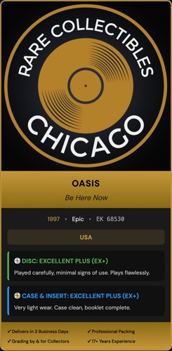 Oasis – Be Here Now [ORIGINAL USA PRESS]