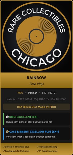 Rainbow – Finyl Vinyl (1986)