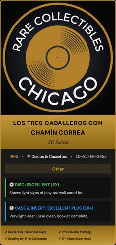 Los Tres Caballeros Con Chamín Correa – Los Tres Caballeros Con Chamin Correa 20 Exitos (1995)