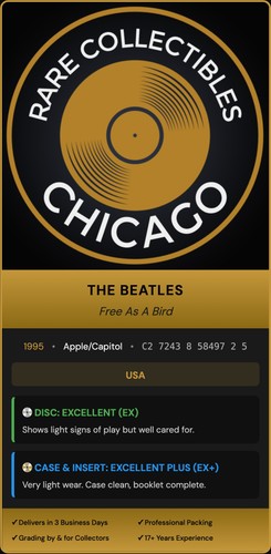 The Beatles – Free As A Bird (Maxi Single)