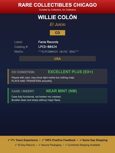 Willie Colón – Willie Colon El Juicio [ORIGINAL USA PRESS]