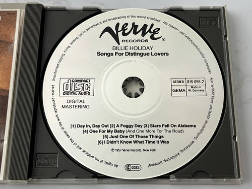 Billie Holiday – Songs For Distingue Lovers (1983) [GERMAN PRESS]