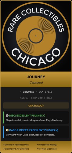Journey – Captured [DADC PRESS]