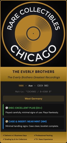 The Everly Brothers – Greatest Recordings [GERMAN PRESS]