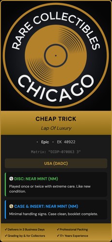 Cheap Trick – Lap Of Luxury [DADC PRESS]
