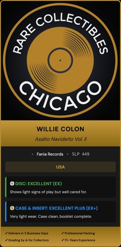 Willie Colon – Asalto Navideño Vol. II [ORIGINAL USA PRESS]