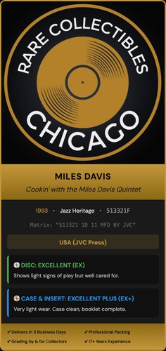 Miles Davis – The Miles Davis Quintet Cookin' With The Miles Davis Quintet (1993)