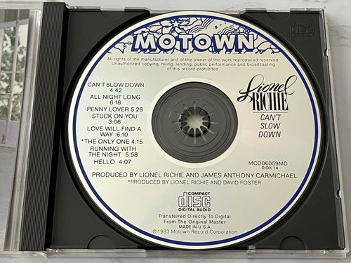 Lionel Richie – Cant Slow Down (1984)