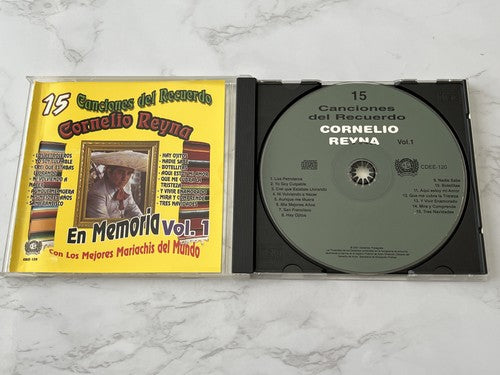 Cornelio Reyna – 15 Canciones Del Recuerdo Vol. 1 [ORIGINAL USA PRESS]