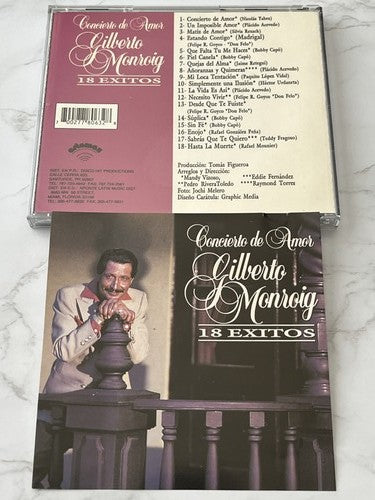 Gilberto Monroig – Concierto De Amor 18 Exitos [ORIGINAL USA PRESS]