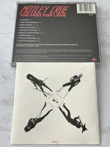 Mötley Crüe – Motley Crue Too Fast For Love (1987)