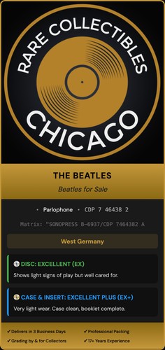 The Beatles – For Sale [GERMAN PRESS]