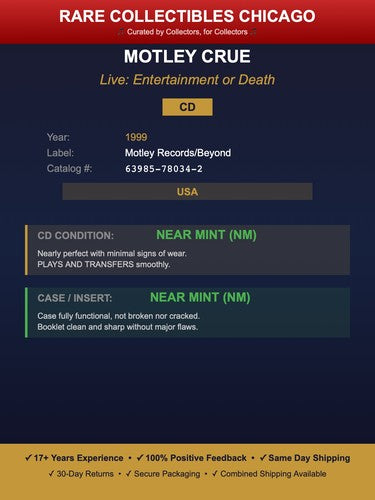 Motley Crue – Live Entertainment Or Death 2 (1999)