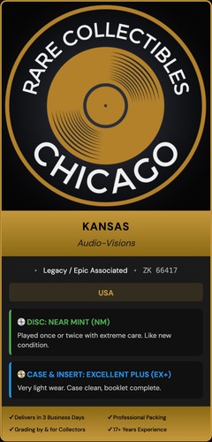 Kansas – Audio Visions
