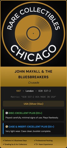 John Mayall & The Bluesbreakers – John Mayall Bluesbreakers Crusade (1987)