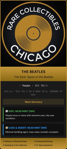 The Beatles – The Early Tapes [GERMAN PRESS]