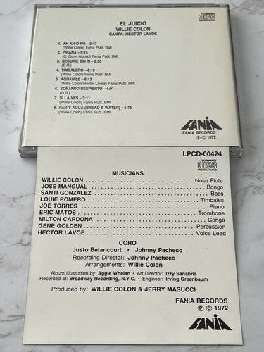 Willie Colón – Willie Colon El Juicio [ORIGINAL USA PRESS]