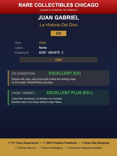 Juan Gabriel – La Historia Del Divo [ORIGINAL USA PRESS]