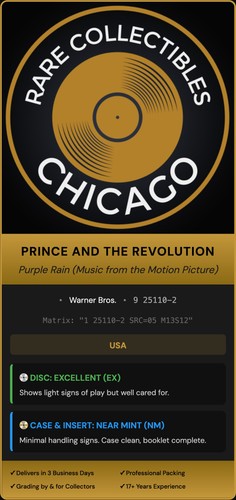 Prince and the Revolution – Purple Rain