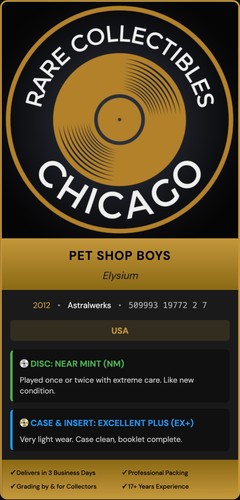 Pet Shop Boys – Elysium (Digipak) (2012)