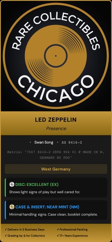 Led Zeppelin – Presence [GERMAN PRESS]
