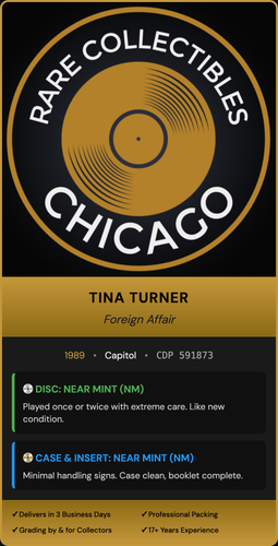 Tina Turner – Foreign Affair (1989) [USA PRESS]
