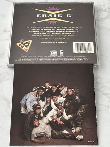 Craig G – The Kingpin (1989) [USA PRESS]