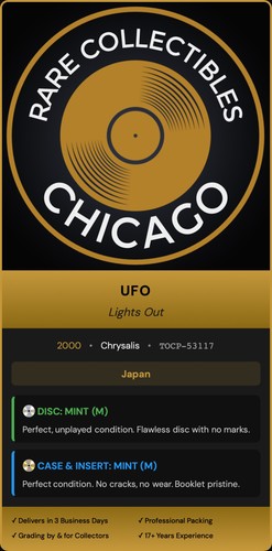 UFO – Lights Out (2000) [JAPAN PRESS]