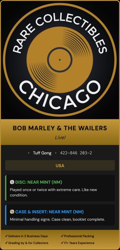 Bob Marley & The Wailers – Live