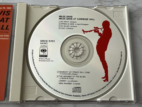 Miles Davis – at Carnegie Hall [JAPAN PRESS]